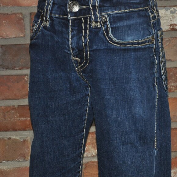 True Religion Super-T Large Stitch Geno Relaxed Slim Blue 29 - Picture 4 of 14